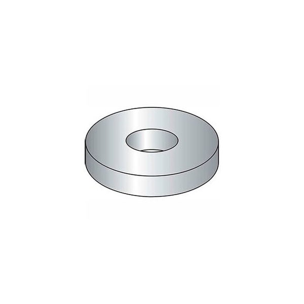 Titan Fasteners 3/8in Flat Washer - USS - 7/16in I.D. - .079/.098in Thick - Steel - Plain - Grade 8 - Pkg of 100 CDD06 - main
